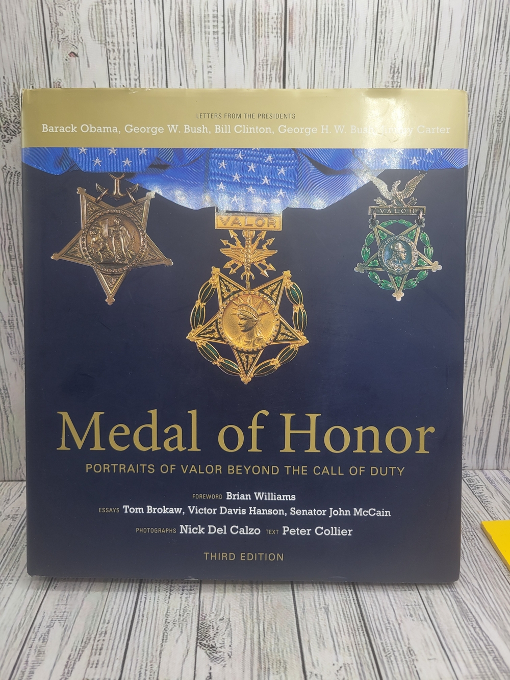 Signed "Medal Of Honor - Portraits Of Valor" 3rd Ed HardCover Harold Fitz Sig
